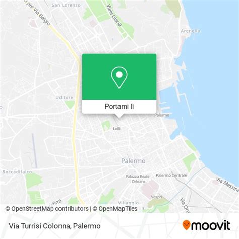 Come arrivare a Via Nicolò Turrisi 40/42 a Palermo con bus o.